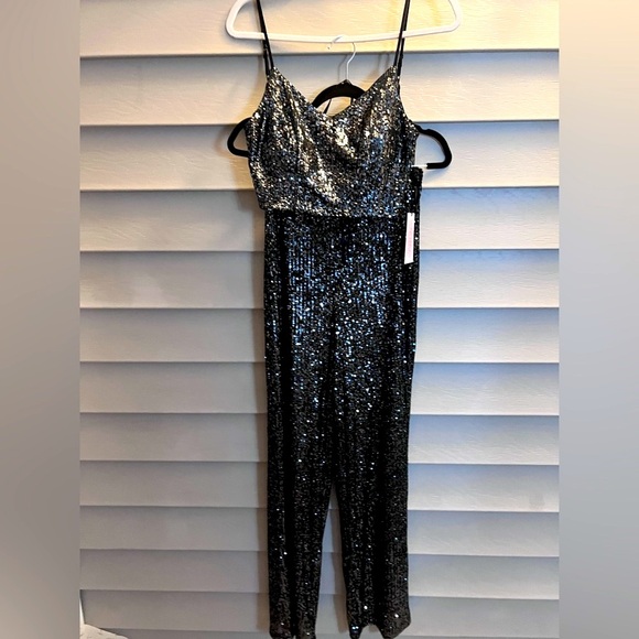 Sequined 2 piece set pants and top set size M - Picture 1 of 8